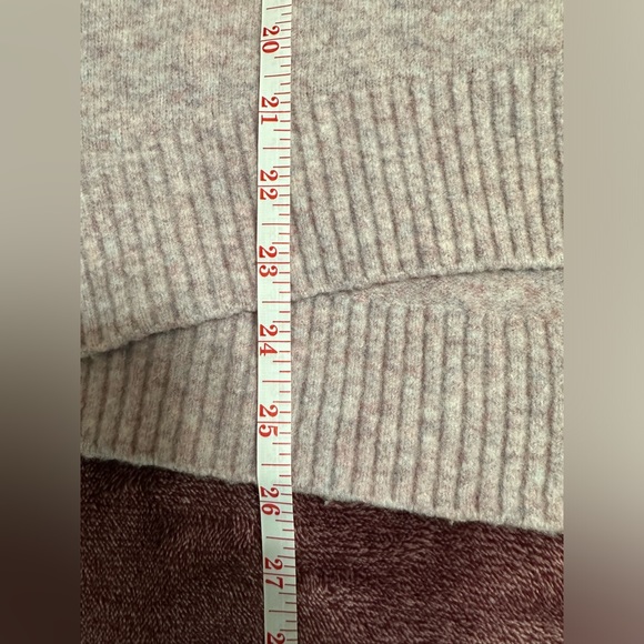 LOFT Mock Neck Dolman Sweater Blush Pink - Picture 7 of 7